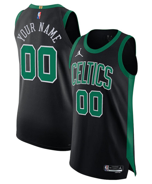 Men's Boston Celtics Active Player Custom 2021/22 Black Stitched Jersey